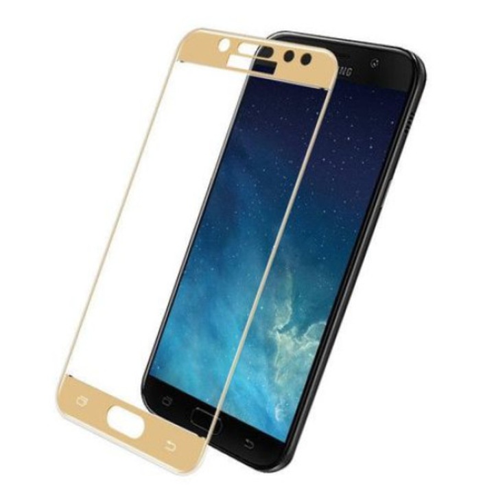 Folie de sticla 3D, 9H pentru Samsung J5 2017 PRO, Auriu