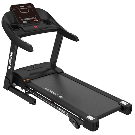 Banda de alergat electrica Orion Sprint C3, viteza 14 km/h, motor 2.5 cp, inclinare automata, greutate suportata 130kg, pliabila