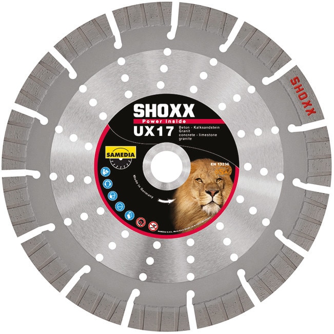 Disc diamantat Super premium SHOXX® UX17 230x22,23
