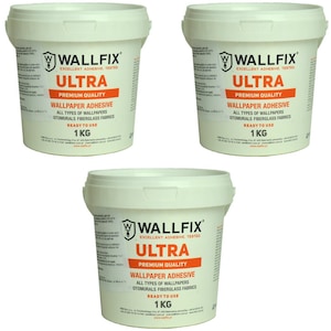 Pachet 3 cutii adeziv tapet gata preparat WALLFIX ULTRA, 1kg