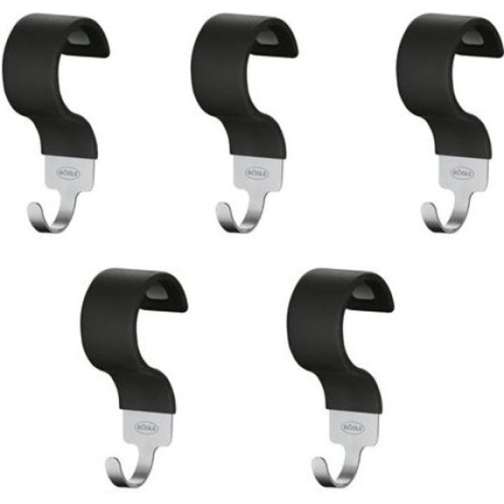 Set carlige ROSLE de agatat pentru gratarele pe carbuni ROSLE, 5 buc