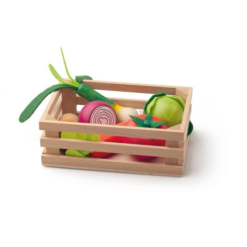 Set Legume Woodyland din lemn in ladita 6 piese