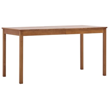 Masa de bucatarie, vidaXL, Lemn pin, 140 x 70 x 73 cm, Maro deschis Masa de bucatarie, vidaXL, Lemn pin, 140 x 70 x 73 cm, Maro deschis