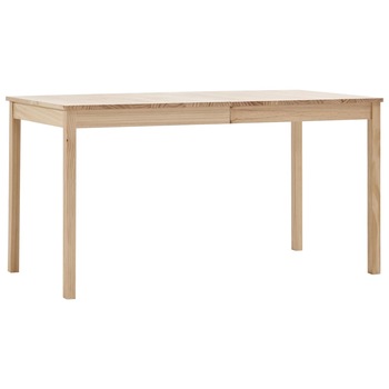 Masa de bucatarie, vidaXL, Lemn pin, 140 x 70 x 73 cm, Maro Masa de bucatarie, vidaXL, Lemn pin, 140 x 70 x 73 cm, Maro