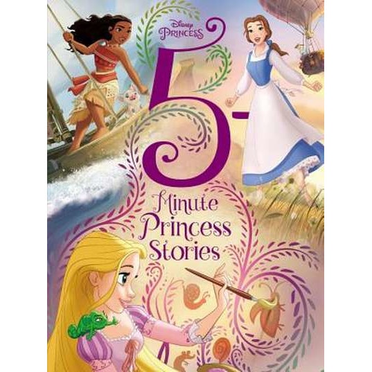 Disney Princess 5-Minute Princess Stories de Disney Book Group
