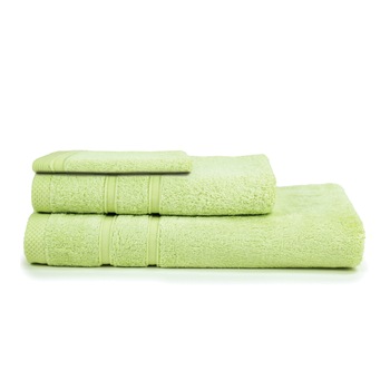 Set prosoape si manusa baie Bamboo Collection, Olive, 50%bambus/50% bumbac, 600 gr/mp Set prosoape si manusa baie Bamboo Collection, Olive, 50%bambus/50% bumbac, 600 gr/mp