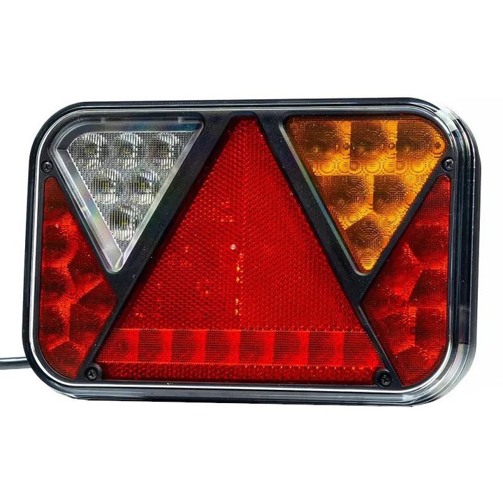 Lampa spate 200x130, LED, 6 functii, numar si mers inapoi, cu mufa, FT-270 P TB COF Bajonet 5 pini Fristom