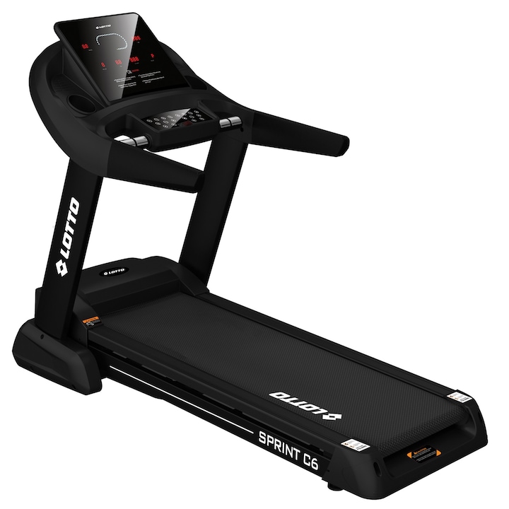 Banda de alergat electrica Lotto Sprint C6, bluetooth, Fitshow/Kinomap/Zwift, viteza maxima 20 km/h motor 4CP, greutate maxima suportata 150kg, inclinare automata