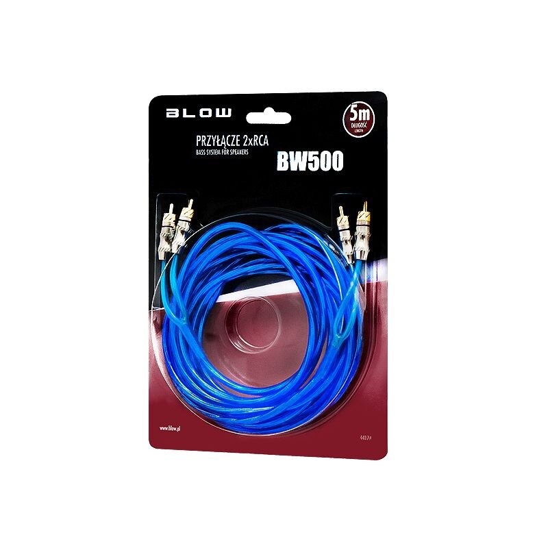Cablu audio Blow, 2xRCA-2xRCA, 5m