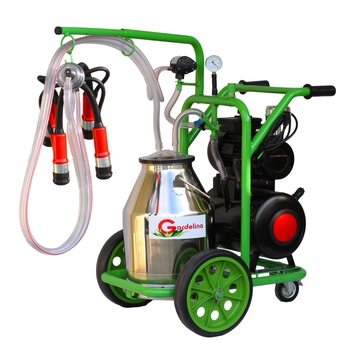 Aparat de muls Gardelina T130 IN PC, 0.55KW, 10 bovine / h, 1 post, 180l/min, bidon 30L Inox Aparat de muls Gardelina T130 IN PC, 0.55KW, 10 bovine / h, 1 post, 180l/min, bidon 30L Inox