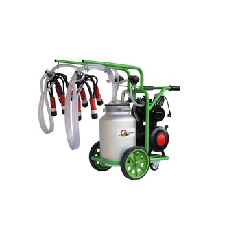 Aparat de muls Gardelina T240 AL PC, 0.55KW, 20 bovine / h, 2 posturi, 180l/min, bidon 40L Aluminiu Aparat de muls Gardelina T240 AL PC, 0.55KW, 20 bovine / h, 2 posturi, 180l/min, bidon 40L Aluminiu