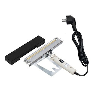 Aparat electric de mana pentru sigilat pungi, 60W, cu maner ergonomic Aparat electric de mana pentru sigilat pungi, 60W, cu maner ergonomic