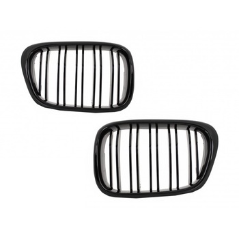 Set 2 Grile Centrale compatibil cu BMW seria 5 E39 96-03 Piano Black M Design Set 2 Grile Centrale compatibil cu BMW seria 5 E39 96-03 Piano Black M Design