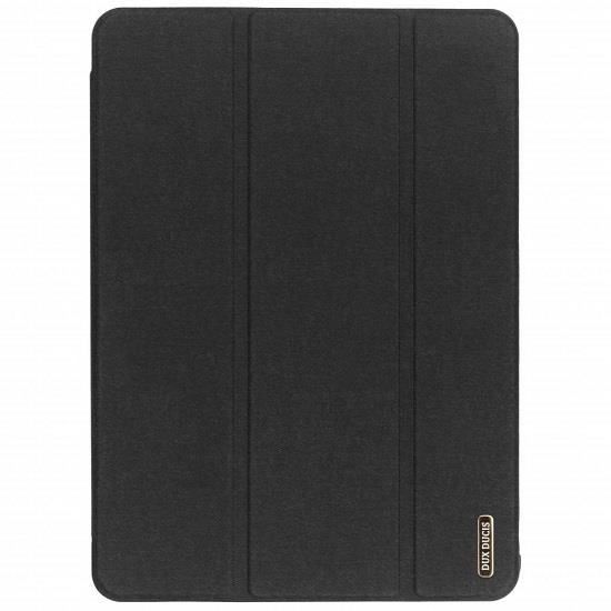 Husa iPad 10.2 2019 DUX DUCIS Domo Series Smart Cover + Pen Slot Neagra