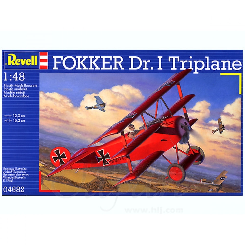 Aeromodele de construit - Foker Dr.I Triplan - asamblat modelul, Revell