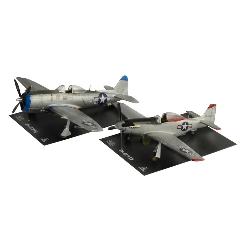 Macheta aeromodele multi-kit War Thunder Italeri P-47 N and P-51 D 1:72 ITA 35102