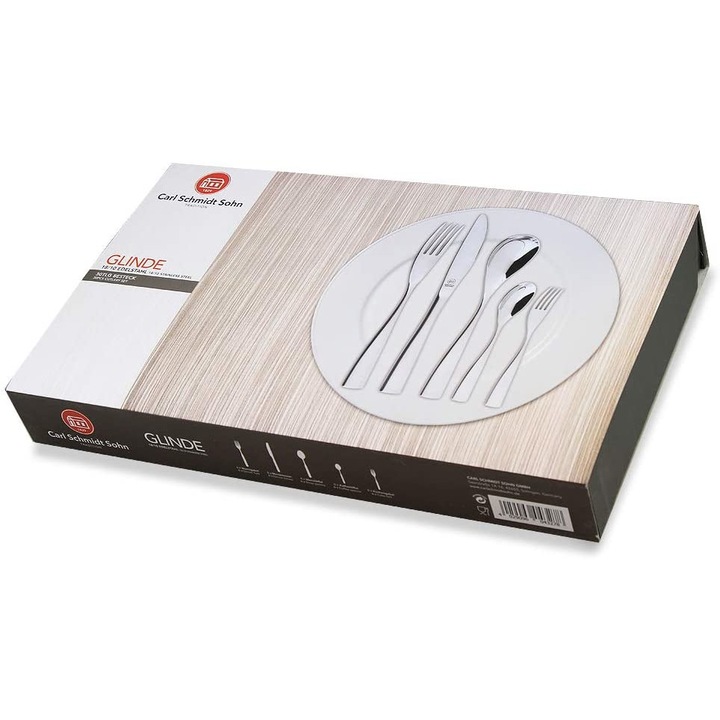 Set 30 tacamuri Carl Schmidt Sohn Glinde, inox 18/10