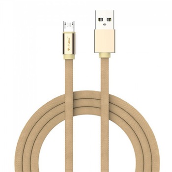 Cablu de date Micro USB, V-TAC, Seria Ruby, Auriu, 1m Cablu de date Micro USB, V-TAC, Seria Ruby, Auriu, 1m