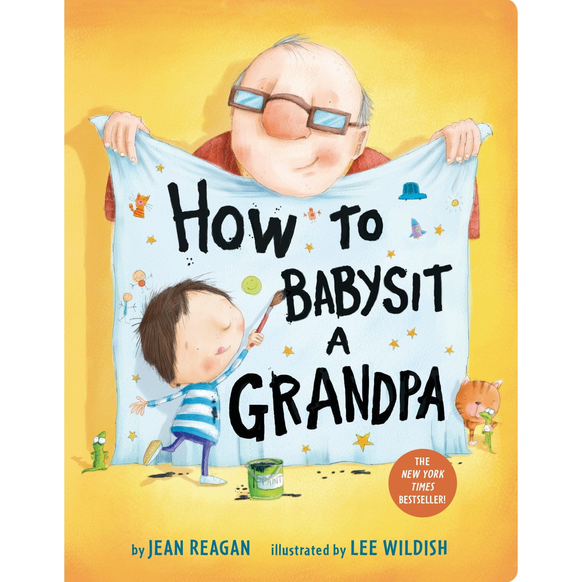 How to Babysit a Grandpa de Jean Reagan [Board book]