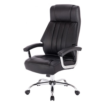 Scaun directorial ergonomic Kring Cliff, sezut cu arcuri, PU, Negru Scaun directorial ergonomic Kring Cliff, sezut cu arcuri, PU, Negru