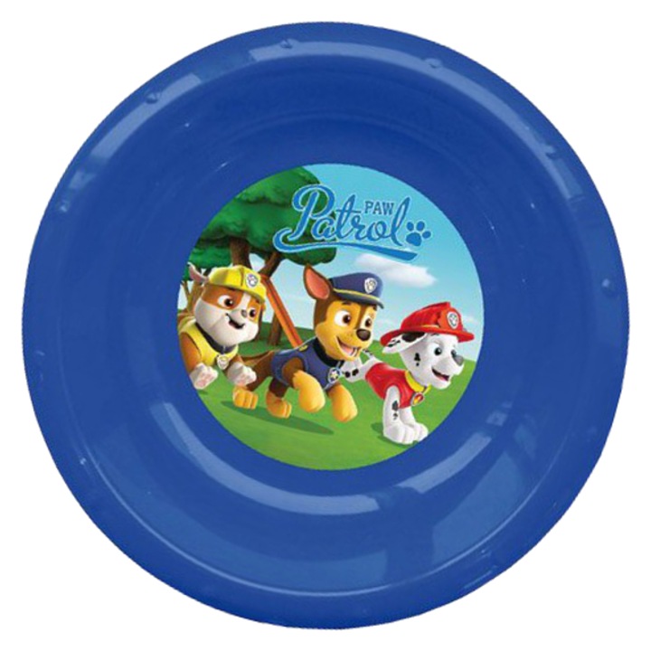 Farfurie supa, Paw Patrol, diametru 17,3 cm, POW059