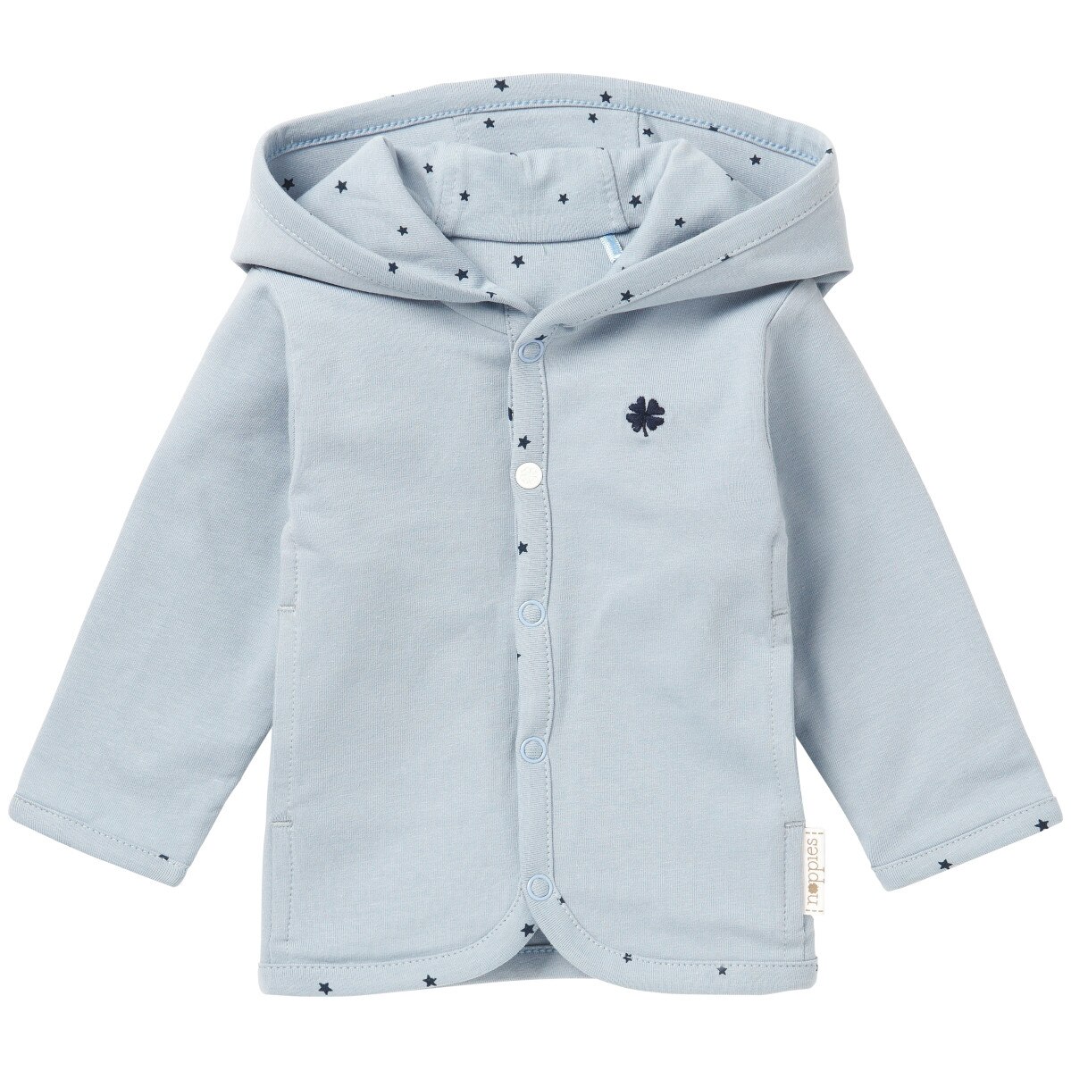 Jacheta/hanorac bebe, Noppies, reversibila, Nuoro, albastra, 62 cm