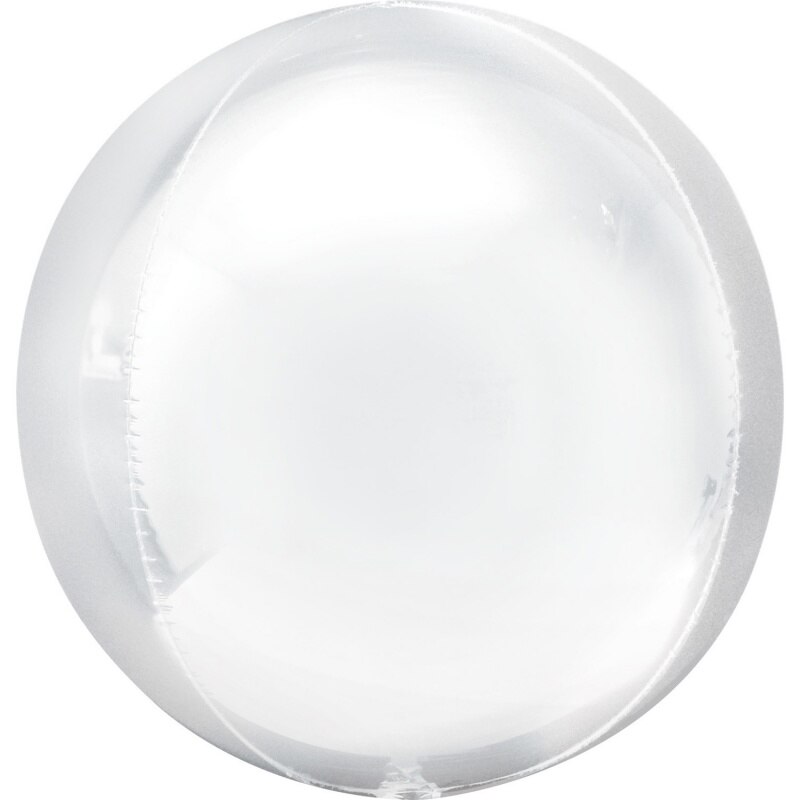 Balon folie Ombre Orbz White - A40307