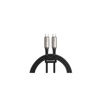 Cablu Type-C / Type-C 60W Flash Charge 20V 3A 1 Metru CATSD-J01 Negru Cablu Type-C / Type-C 60W Flash Charge 20V 3A 1 Metru CATSD-J01 Negru
