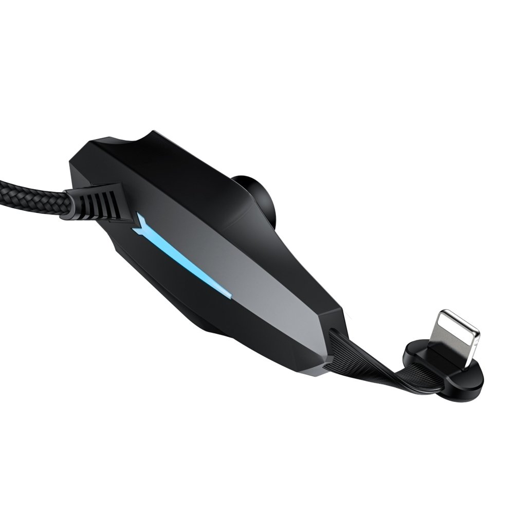 Cablu de date pentru gameri , Baseus Colorful USB / Lightning 1.5A 2m black (CALXA-B01)
