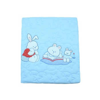 Paturica 80 x 100 cm pentru baietei NN 10129, Albastru Paturica 80 x 100 cm pentru baietei NN 10129, Albastru