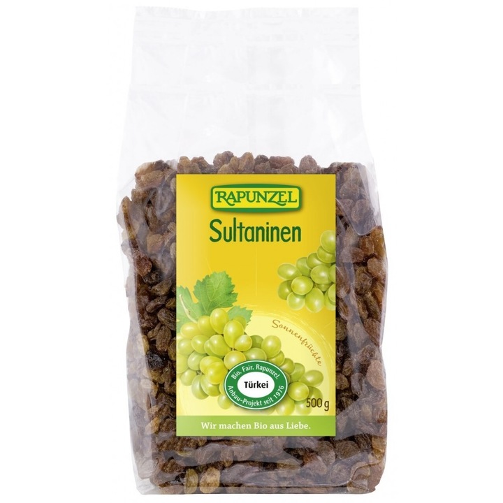 Stafide bio, 500g, Rapunzel