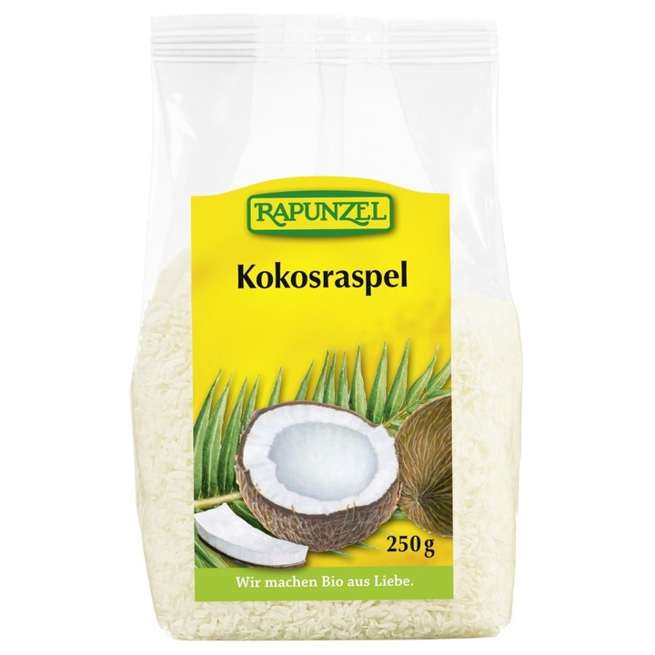 Nuca de cocos rasa bio, 250g, Rapunzel