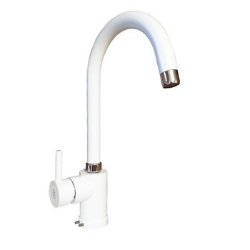 Baterie bucatarie CookingAid COLORADO finisaj granit compozit quartz Alb / Polar White Baterie bucatarie CookingAid COLORADO finisaj granit compozit quartz Alb / Polar White