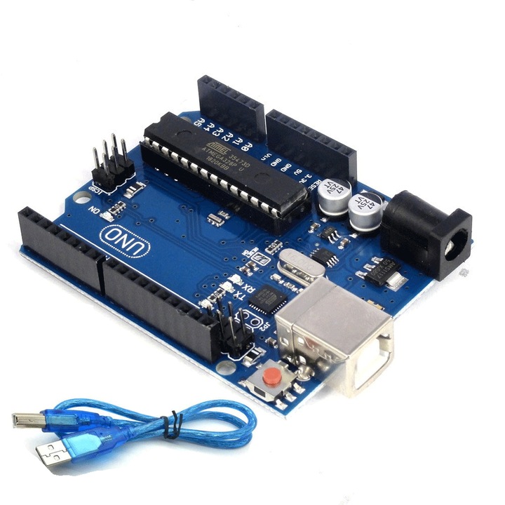 Микроконтролер Arduino Clone UNO R3 ATMega328, DIP