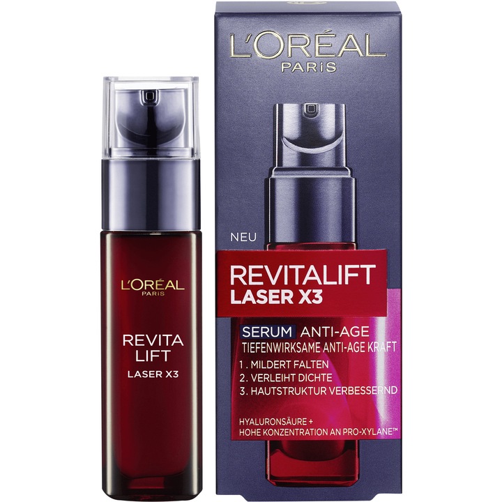 Серум против стареене на кожата L'Oreal Paris Revitalift Laser X3 30 мл