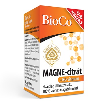 Citrat de Magneziu cu Vitamina B6, Bioco Magne-Citrat, 90 buc Citrat de Magneziu cu Vitamina B6, Bioco Magne-Citrat, 90 buc
