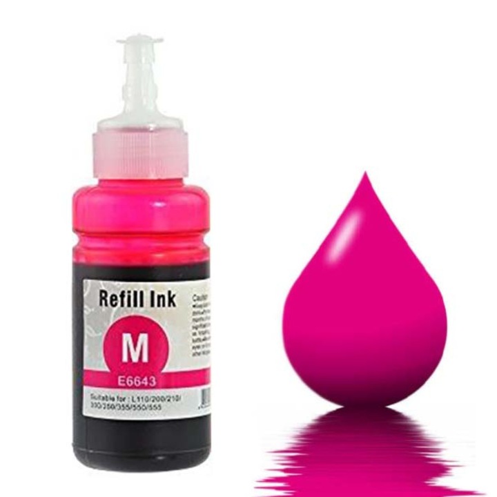 Cartus imprimanta, Pentru Epson L110/200/210/300/350/355/550/555, 70 ml, Rosu