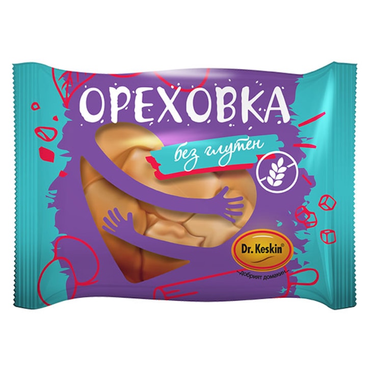 Ореховка, Д-р Кескин, без глутен, със захар, Кутия, 30гр