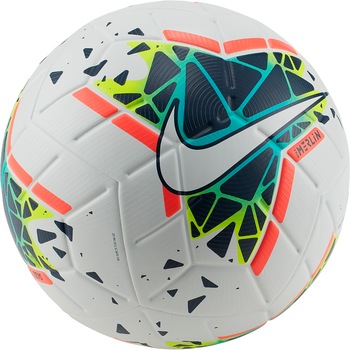 Minge fotbal Nike Merlin - oficiala de joc, alb/bleumarin, 5 Minge fotbal Nike Merlin - oficiala de joc, alb/bleumarin, 5