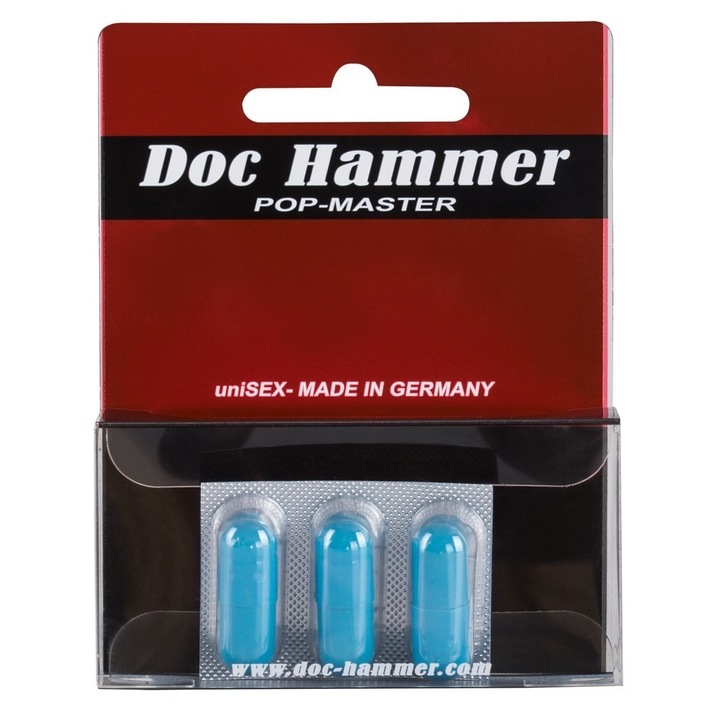 Pastile Potenta Doc Hammer Pop-Master 3buc