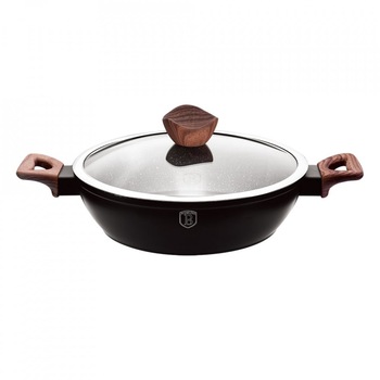 Cratita cu capac 28 cm Ebony Rosewood Collection Berlinger Haus BH 1739 Cratita cu capac 28 cm Ebony Rosewood Collection Berlinger Haus BH 1739