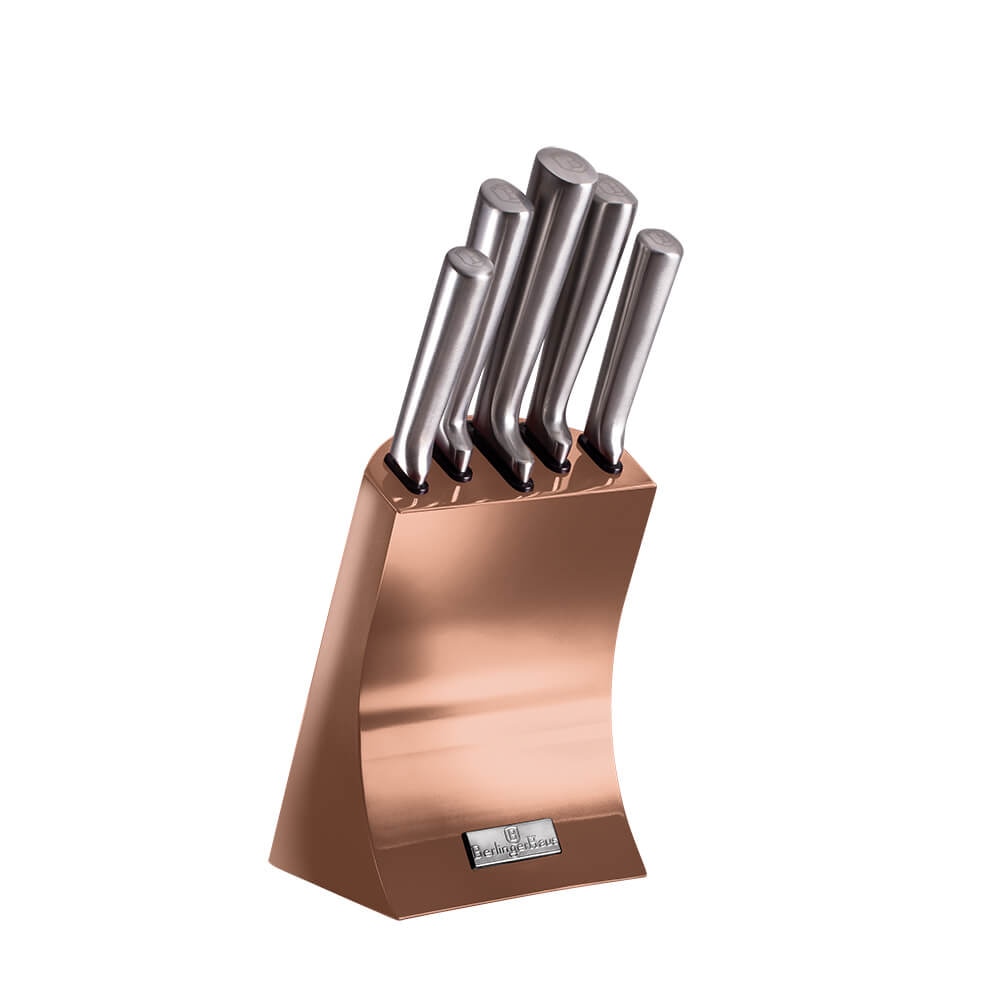 Set cutite otel inoxidabil (6 piese) Rose Gold (Cupru) Metallic Line Berlinger Haus BH 2451