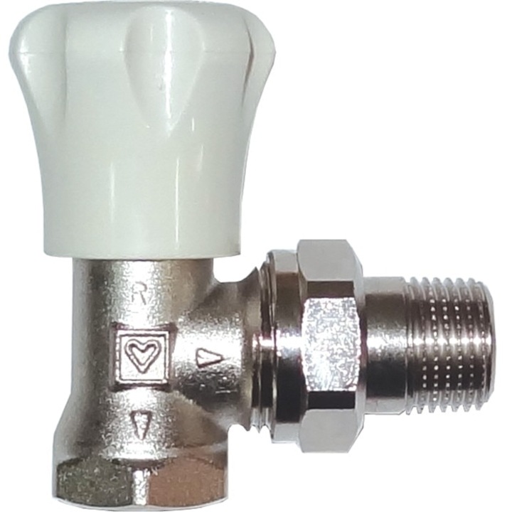 Robinet de tur HERZ-GP, DN 15, model coltar, filet interior 1/2", 1 5524 31