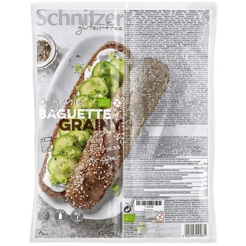 Bagheta Grainy fara gluten cu seminte oleaginoase 320 g (2 x 160 g) - Schnitzer Bagheta Grainy fara gluten cu seminte oleaginoase 320 g (2 x 160 g) - Schnitzer