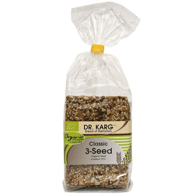 Crackers clasic cu 3 seminte ECO 200 g Dr. Karg eMAG.ro