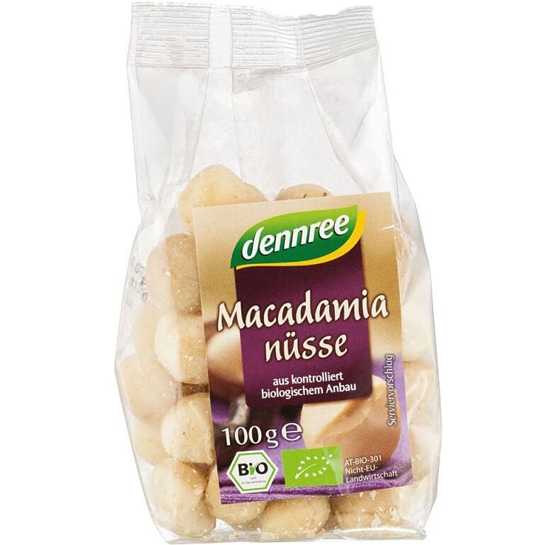 Nuci macadamia ECO 100 g - Dennree
