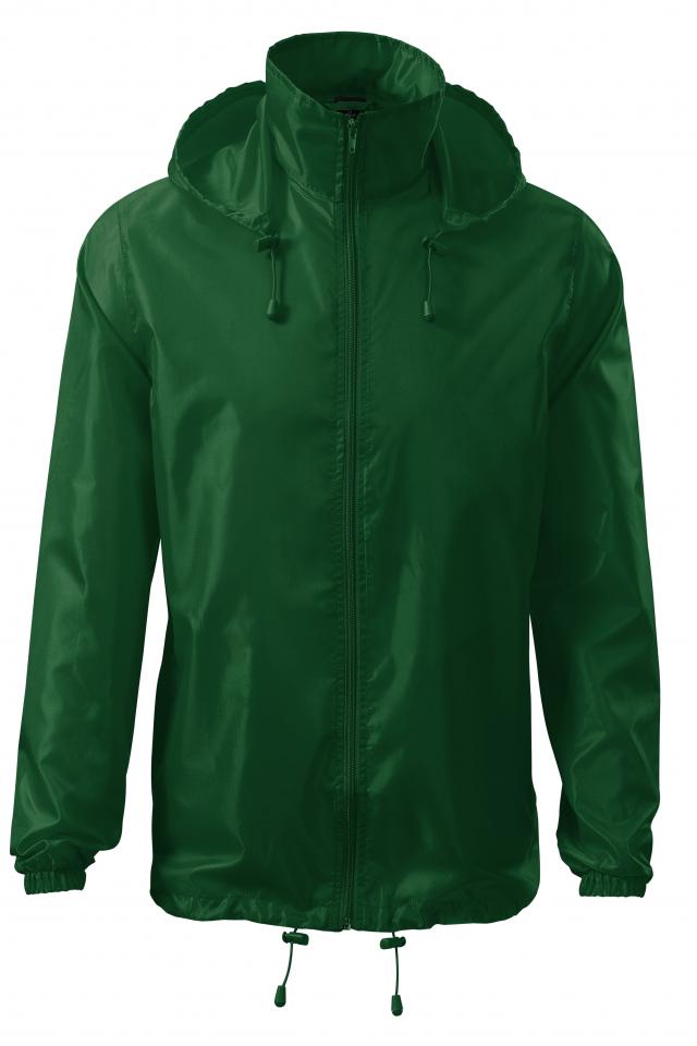 Jacheta unisex impotriva vantului Windy, Verde sticla