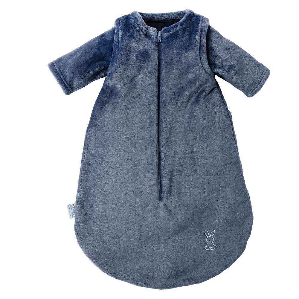 Sac de dormit cu maneci detasabile Navy Blue 65cm