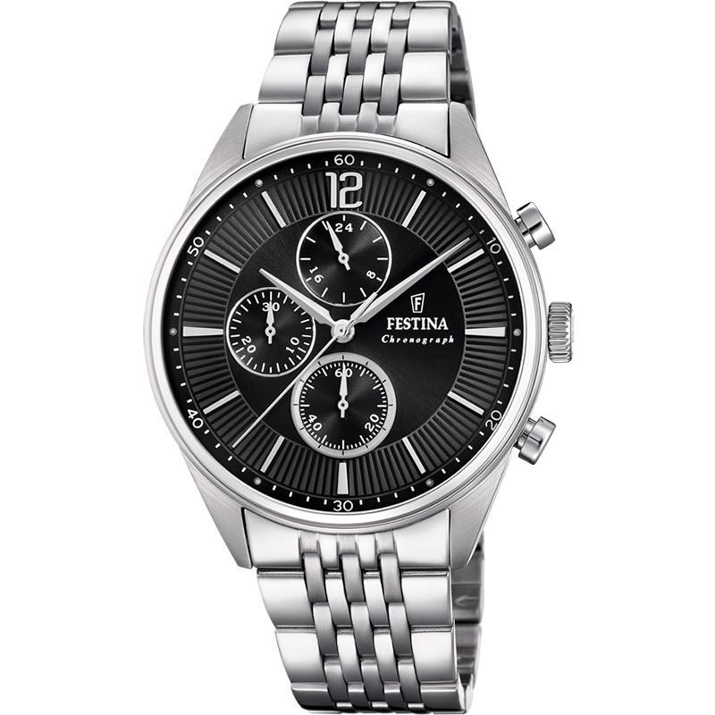 Ceas barbatesc Festina F20285/4 Quartz Argintiu