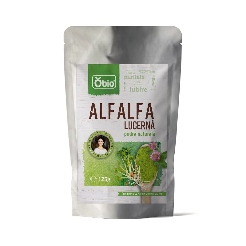 Alfalfa pulbere eco 125g OBIO